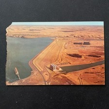 Vintage Postcard Garrison Dam Riverdale North Dakota Collectible Souvenir picture