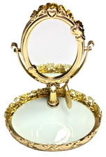 Disney Princess BELLE Vanity Mirror Tray New UNOPENED Box B&B WKS ~ picture