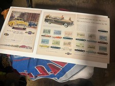 Original 1950's Chevrolet Car Ads Lot picture