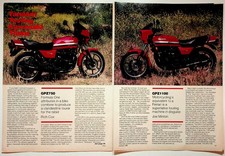 1982 Kawasaki GPz750 GPz1100 Vintage Motorcycle Magazine Article Print 4-Page picture