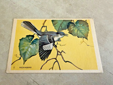 Vintage Natioinal Wildlife Federation 1939 Mockingbird Postcard picture