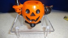 Vintage Rosbro Plastic Halloween Candy Container 1950's picture