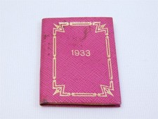 Vtg 1933 Keystone Engagement Calendar & Stamp Case CF RUMPP & SONS UNUSED picture