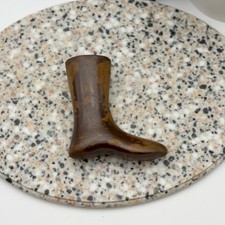 Vintage French Child's Boot Mold Industrial Mould Wooden Cobbler Tool Small Shoe picture