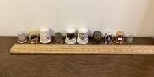 Vintage & Specialty Thimbles Lot Thimble Collection picture