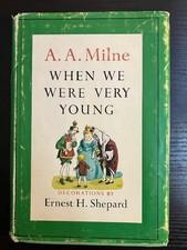 Vintage AA Milne When We Were Very Young ©1924, Reprint 1961, HCDJ picture