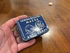 VINTAGE GE MAZDA HANDY BULB KIT CLEAN WORKING HINGED LID. picture