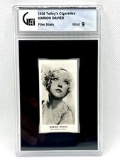 1936 Tatley's Cigarettes Film Stars MARION DAVIES GAI 9 MINT picture