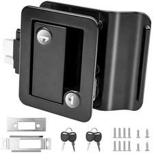 Versatile RV Enclosed Trailer Door Handle Latch - Square Shape for Classic Style picture
