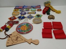 Vintage Cub Scout Webelos BSA Activity Pins Patches Badges Insignia Mixed Lot picture