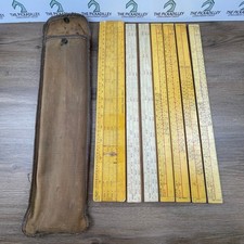 Vintage WWII Military Graphical Firing Table Slide Rule Set w/ Canvas Case 1942 picture