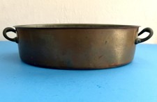 Vintage 1971 Italian Double Handle Copper Preserve Pan picture