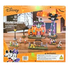 Disney 10-Piece Halloween Village Set with Sounds and Music picture