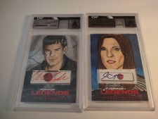 Horror Legends - DEXTER - Michael C. Hall & Jennifer Carpenter 2 sketch bundle picture