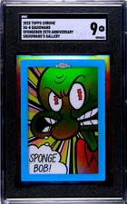 2025 Topps Chrome SpongeBob 25th Squidward #SG-8 SGC 9 picture