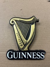 Guiness Rubber Molded PVC Badges Mounted Onto Draft Beer Handles. 1759 LOGO NEW picture