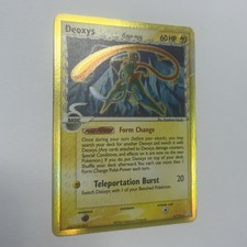 Deoxys (Delta Species - Speed Forme) #6/110 holographic Pokémon card Error picture