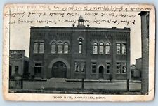 Annandale Minnesota Postcard Town Hall Exterior Building c1910 Vintage Antique picture