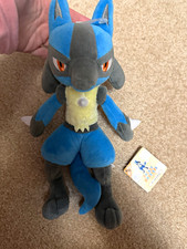 NWT San-ei Pokémon All Star Collection Lucario Plush (PP12 picture