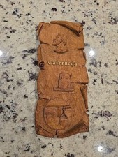 Resin Plaque Depicting Saint Dominic And The City Of Caleruega. Laurart 1990. picture