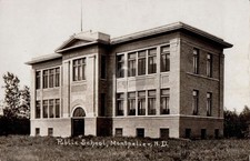 Montpelier ND North Dakota Public School Exterior 1910 RPPC Photo Postcard COPY picture