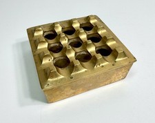 Vintage  Mid Century Swedish Ultima 9-Hole Brutalist Cigar Ashtray picture