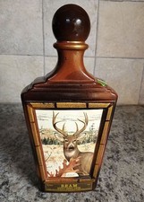 Vintage Jim Beam Decanter - James Lockhart - White Tail Deer 1982 EMPTY Bottle picture