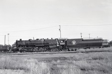 GC ORIG 2x3 B/W NEGATIVE: GN GREAT NORTHERN 4-8-4 #2555 - ST CLOUD MN 1956 picture