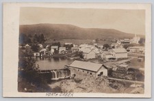 Birdseye View, North Creek, New York NY RPPC UNP Postcard picture