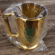 Bennigan's Blarney Blast 1995 Commemorative Gold Mug Stein Brand New Sealed picture