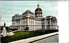 1907 Postmark, Undivided, State House, Indianapolis, Indiana, 2033 picture