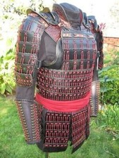 Medieval Samurai Armor Ninja Breastplate Leather Lamellar Halloween Cosplay Gift picture