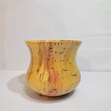 Vase Hand Turned Box Elder from WNC signed dated and numbered by artist picture