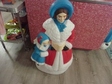 Vintage Empire Blowmold Christmas Dickens Carolers Rare Vintage Lights Up picture
