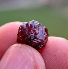 8 Crt 4-Dimensional Etched Red Spessartine Garnet Crystal Cluster From Pakistan picture