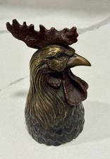 Vintage 1975 Studio Art Bronze Rooster Table Bell Signed Dated Limited (#03) ' picture