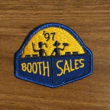 Vintage Girl Scouts GSA Booth Sales 97 Badge Cookie Fun Patch 1997 90s USED picture