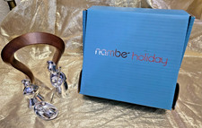 Nambe Holiday Holy Family 4 Piece Nativity Set - Joseph, Mary, Jesus IOB picture