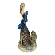 Jessica Galbreth Wolf Maiden Figurine 2010 Munro Enchanted Art EA38914 6 Inch picture