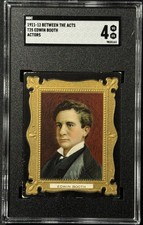 1911-12 T25 Between the Acts Edwin Booth - Actors John Wilkes’ Brother SGC 4 picture