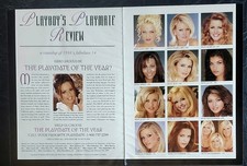 Playboy PICTORIAL ONLY - 1998 PLAYMATE REVIEW    12 pages picture