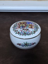 Heritage House Melodies of Christmas Hinged Music Box Silver Bells picture