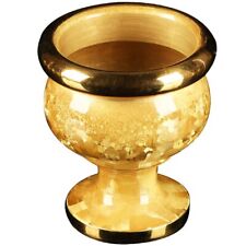 1pc 6cm Copper Wealth God Wine Cup Water Supply Cup Guan Gong Buddha Water Cup  picture