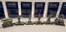 Disney Treasures Pewter Miniature Complete Train Set of 6 picture