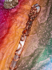 THE SOUL SCEPTER 🔮CopperWire-Wrapped  Magic Apparatus Crystal Wand picture