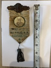 Vintage Confederate Radford Virginia Robert E. Lee Civil War UCV Ribbon picture