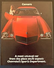 Original 1970 Chevrolet Camaro Sales Brochure SS RS Z-28 .....Not A Reprint picture