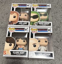 Funko Pop Smallville Set 4 Figures 626 627 628 629 Clark Lex Lois Green Arrow picture