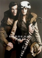 2011 Emma Watson Burberry Brit Fashion Magazine Print Ad Trench Coat Handbag picture