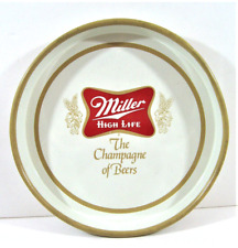 Vintage Miller High Life Beer Tray Logo Image Old Distributor Stock Milwaukee Wi picture